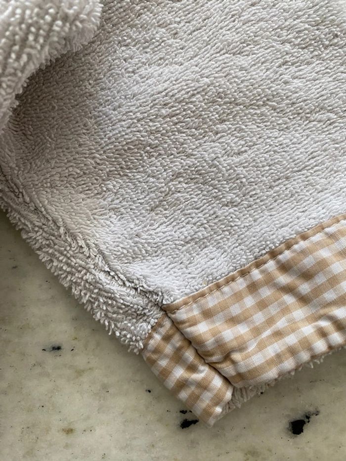 Peignoir éponge blanc Linvoge 2ans - photo numéro 4