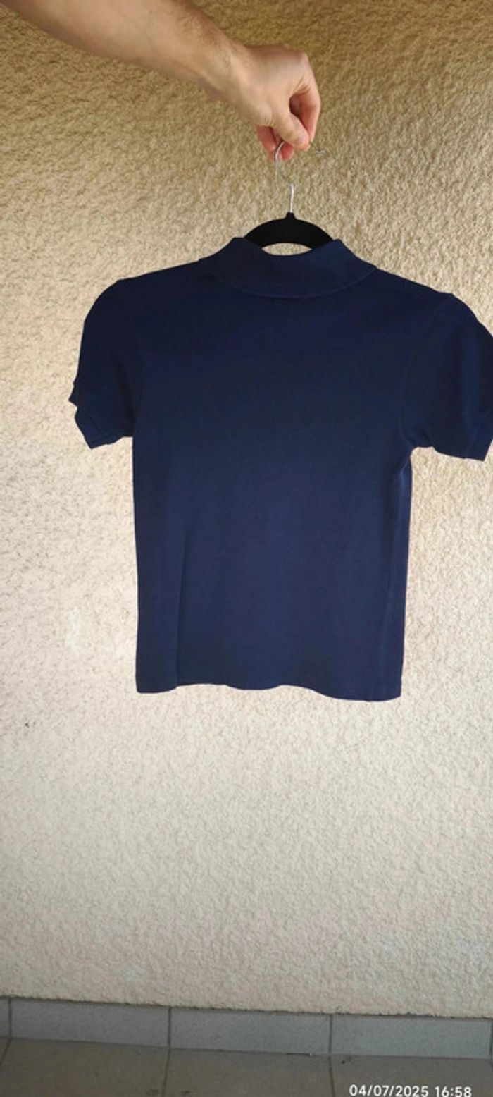 Polo Lacoste enfant Taille 8ans Bleu - photo numéro 2