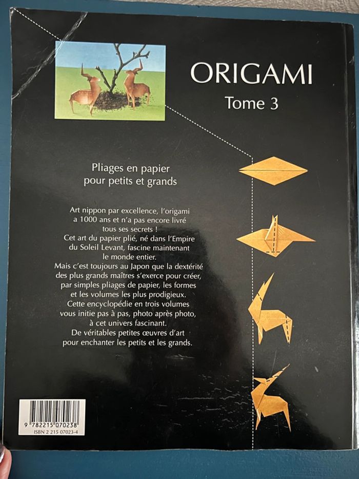 Livre et feuilles d’origami - photo numéro 5