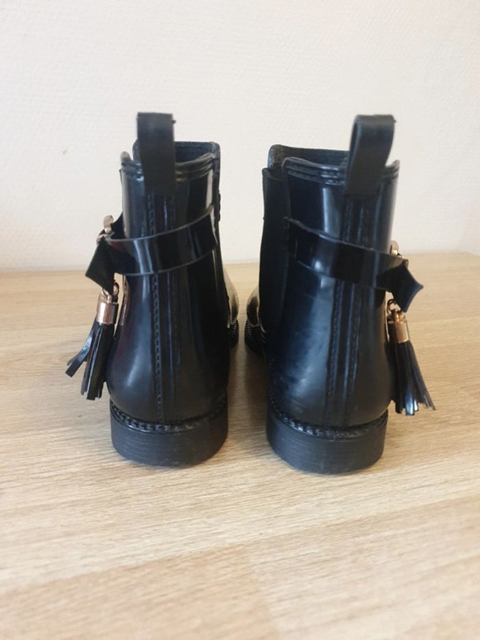 Bottines en Caoutchouc noires - photo numéro 7
