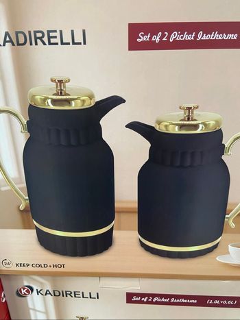 Lot de 2 pichet  isotherme neuf