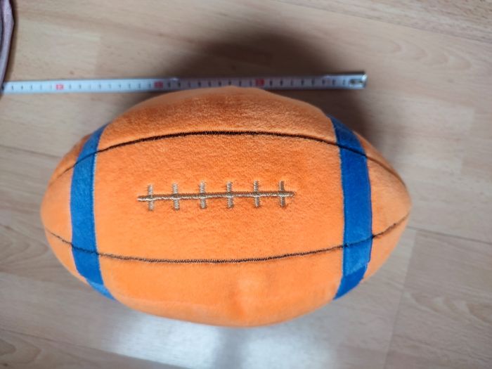 Ballon de rugby peluche - photo numéro 3