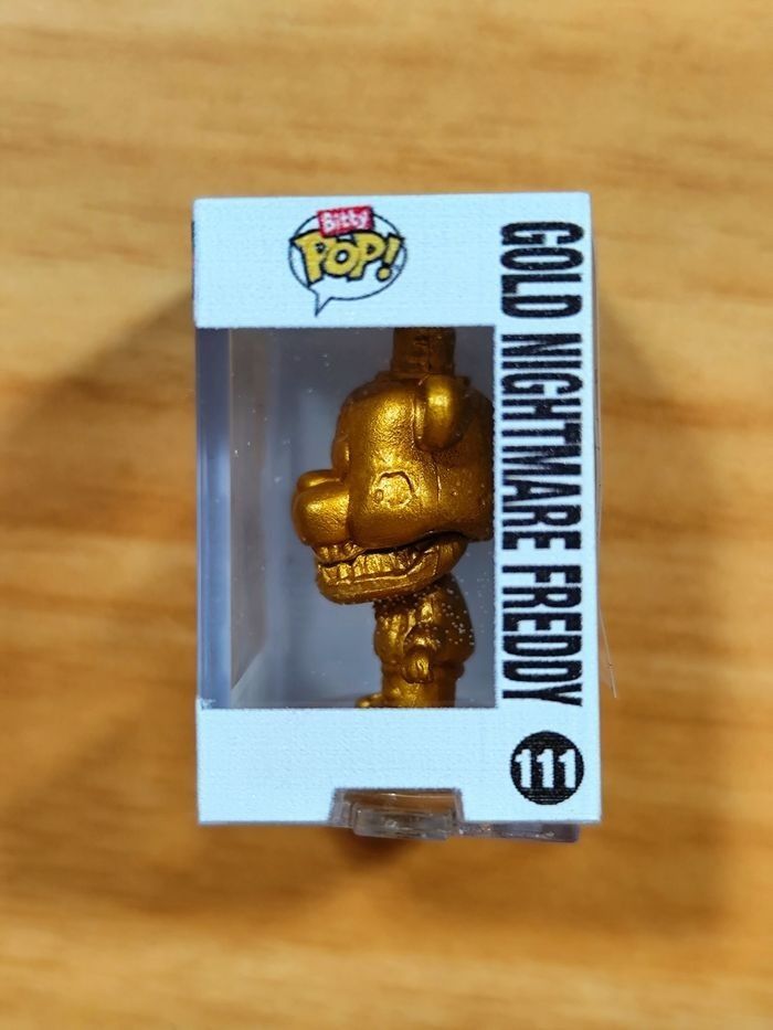Lot De 4 Bitty Pop! FNAF - Chica 108 / Gold Freddy 111 / Nightmare Chica 216 / Baby 226 - photo numéro 5