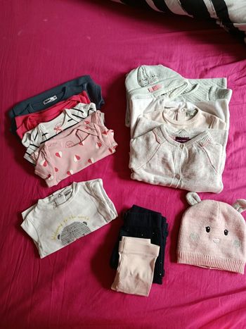 Lot vêtements en 3 mois