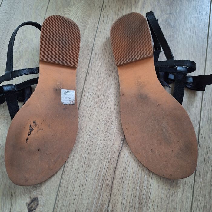 Sandales plates cuir 40 naf naf - photo numéro 2