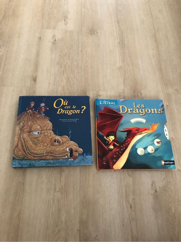Lot livres dragons Kididoc