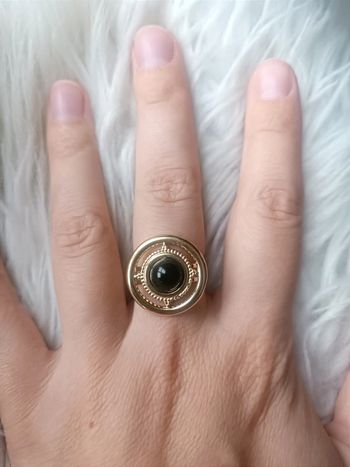 Bague dorée en acier inoxydable réglable Easyclothes Neuf
