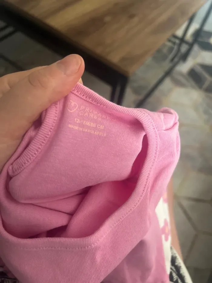 Ensemble robe et t-shirt bébé fille 18 mois - photo numéro 3