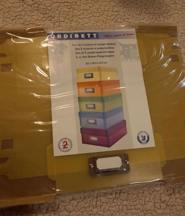 Lot de 5 boîtes neuf - photo numéro 2