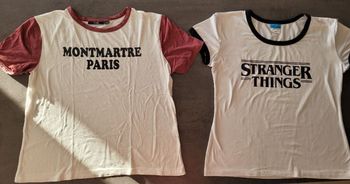 Tee shirt 2 léger et un doux ado femme