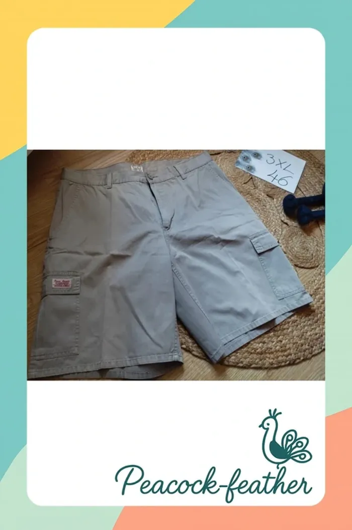 Short homme beige 46 rica lewis - photo numéro 2