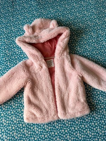 Manteau veste fourrure