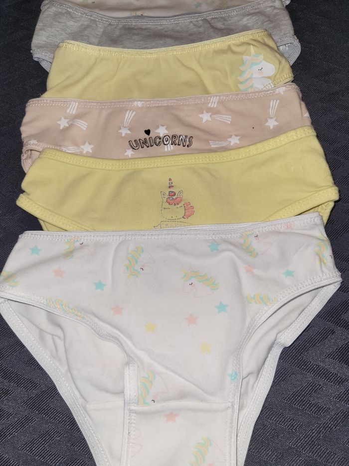 Lot de 7 culottes licorne - photo numéro 2