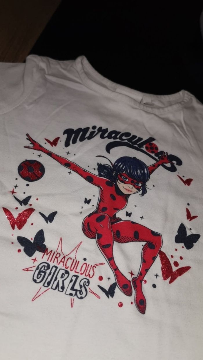 T-shirt miraculous 5ans - photo numéro 2