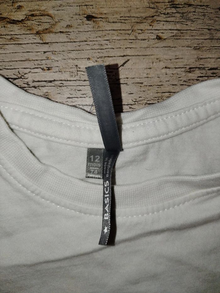 Joli t-shirt garçon manches courtes été 12 mois - photo numéro 4