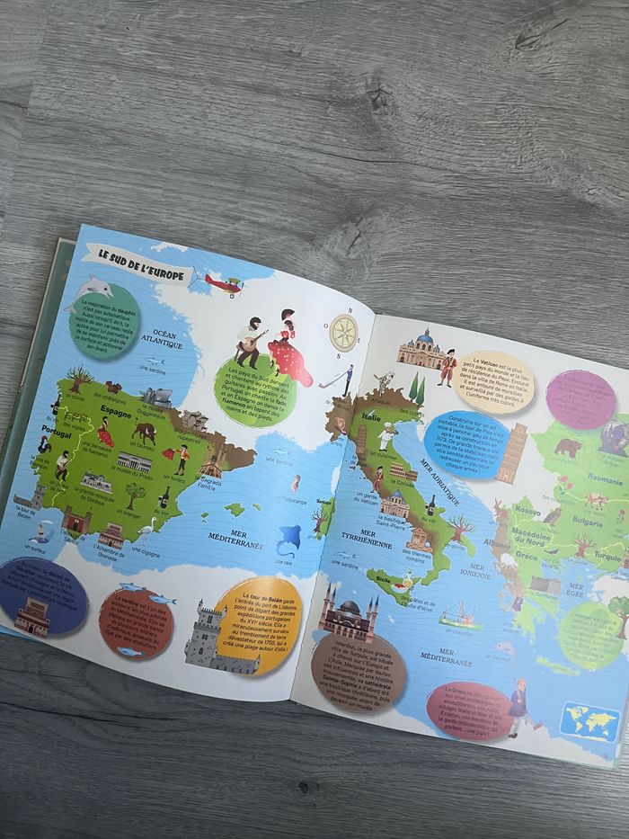 Livre enfant « mon premier atlas illustré du monde » - photo numéro 3