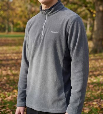 Polaire Columbia grise 1/4 zip outdoor taille XXL