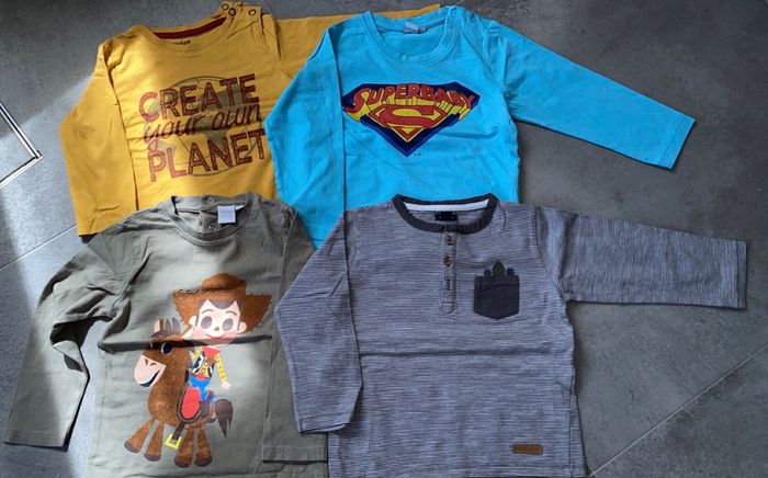 Lot t shirt manches longues