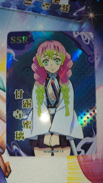 Carte Goddess Story Nzqq-SSR-13 SSR Kanroji Mitsuri Demon Slayer card foil waifu