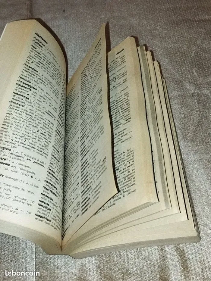 Dictionnaire bilingue francais italien - photo numéro 5