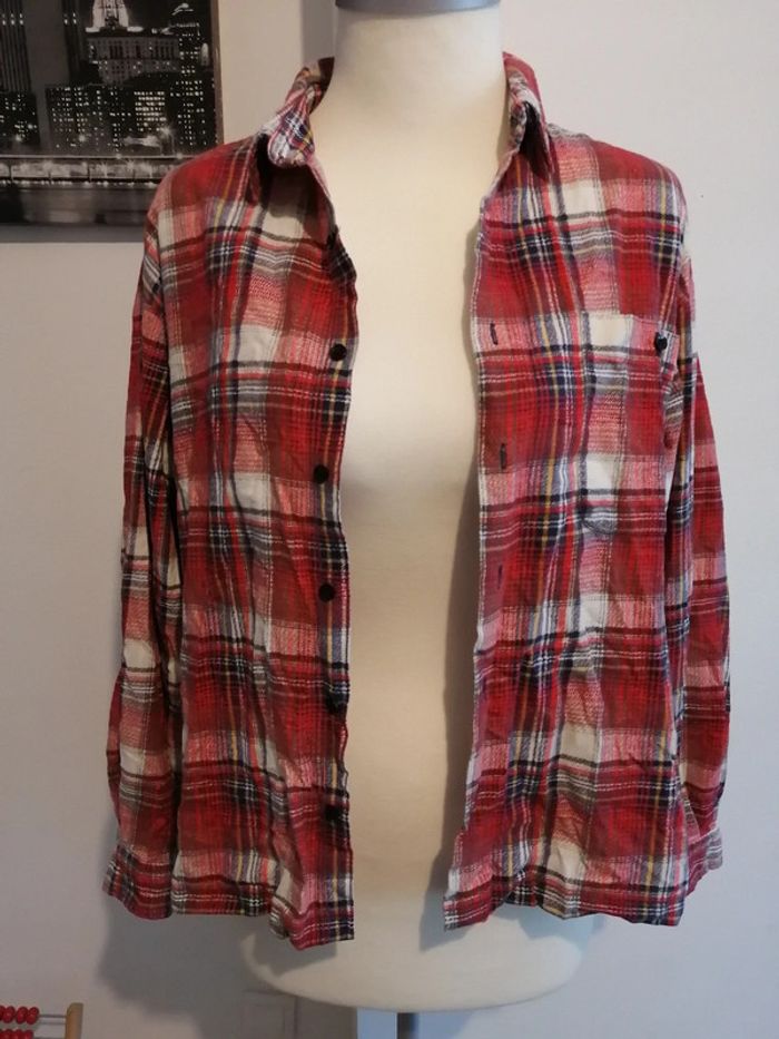 Chemise à carreaux