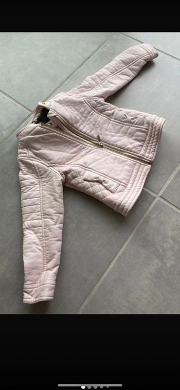Veste similicuir rose Orchestra Neuve 4 ans