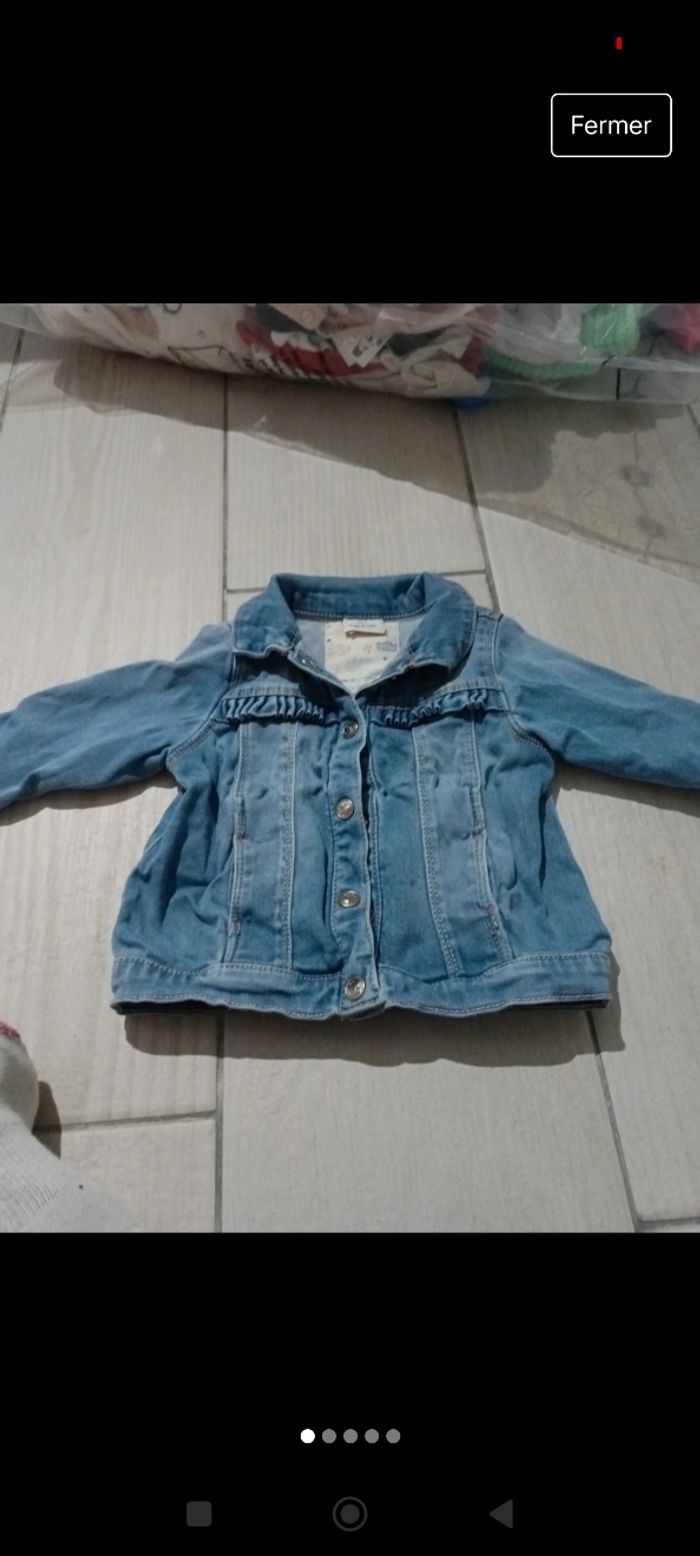 Veste en jean 9 mois