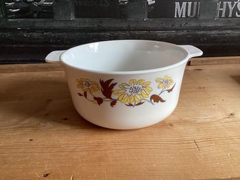 Plat cocotte sovirel année 70 Pyrex