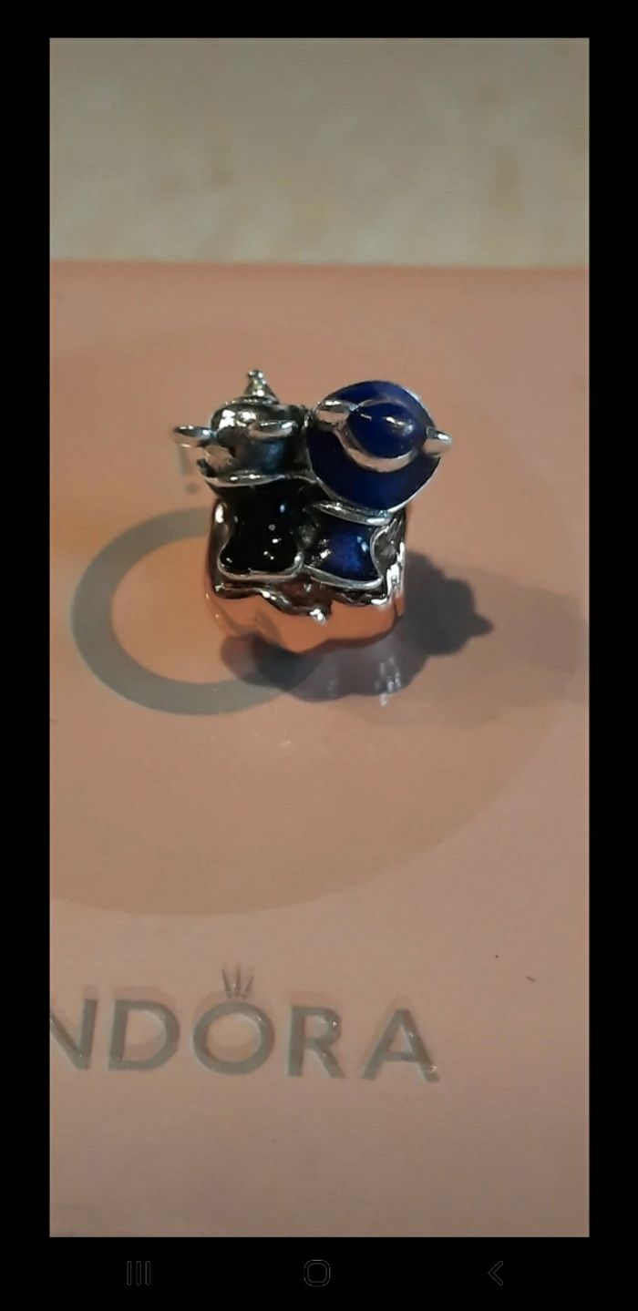 Charm Pandora >< Disney Citrouille Halloween Mickey & Minnie - photo numéro 2