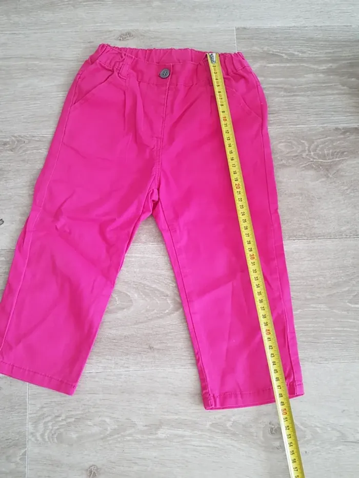 Lot de 3 pontalons fille taille 24 mois - photo numéro 3