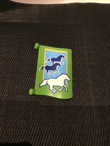 Playmobil drapeau vert 4184 pc entre équestre écurie haras pièces détachées chevaux équitation