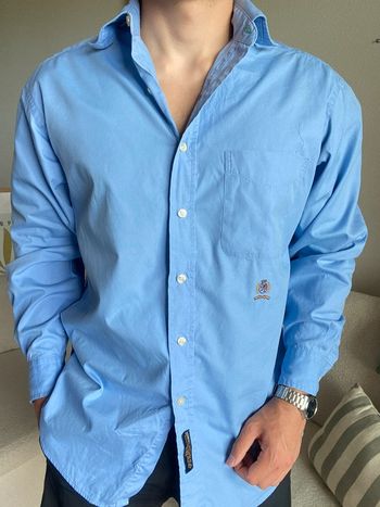 Chemise Tommy Hilfiger - taille M - bleu 👔