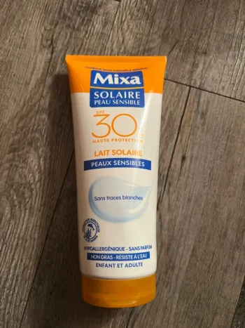 Mixa - lait crème solaire peaux sensibles 30