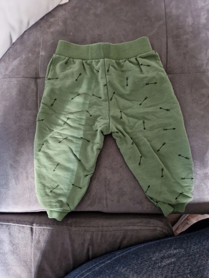 Pa talon jogging vert bébé 12 mois - photo numéro 4