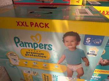 Lot de 02 cartons pampers T5 Premium protection XXL