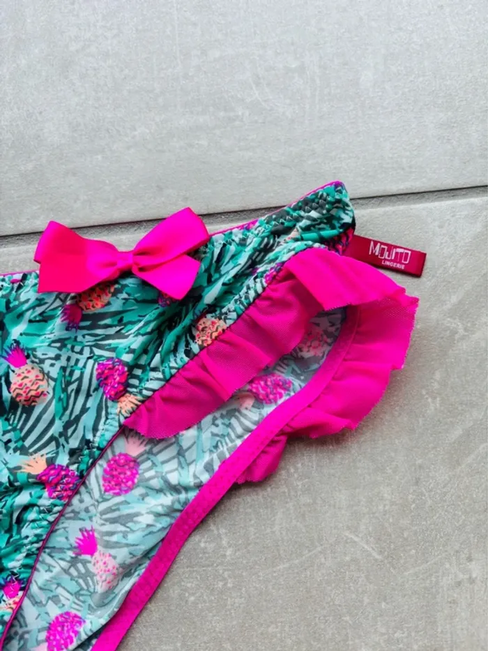Magnifique culotte motif ananas tropical Mojito Lingerie neuve - photo numéro 3