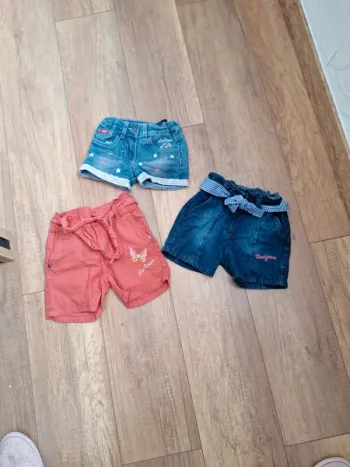 Lot de 3 shorts