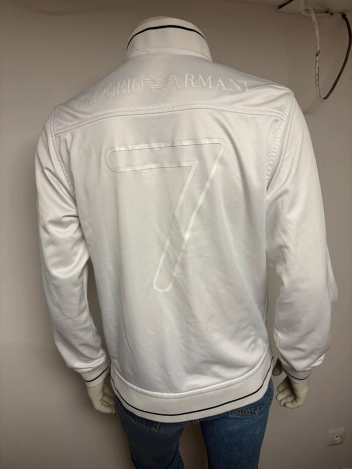 Veste Emporio Armani blanche - Taille M - Logo holographique - Excellent état - photo numéro 6