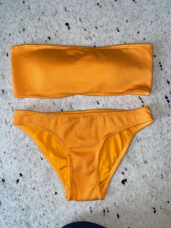 Maillot de bain 2 pieces orange Primark XS