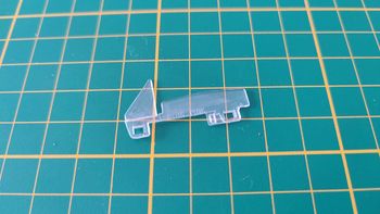 Vitre porte droite pièce miniature Porsche 356 B 1961 Burago BBurago 1/18 1/18e 1/18ème #B42