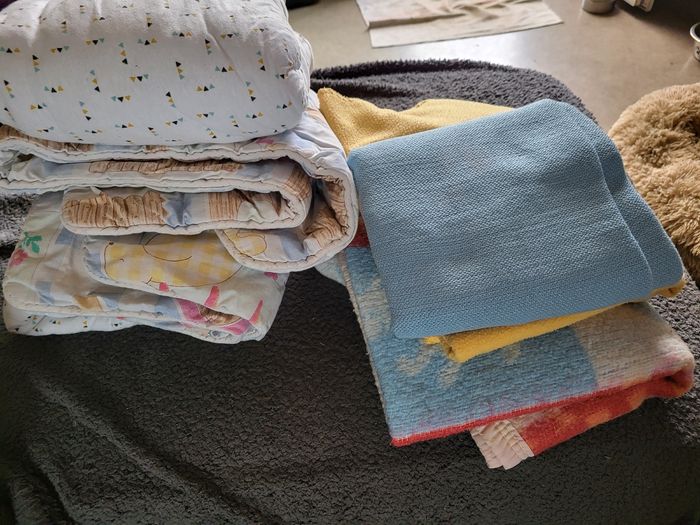 Lots couettes et couverture bébé