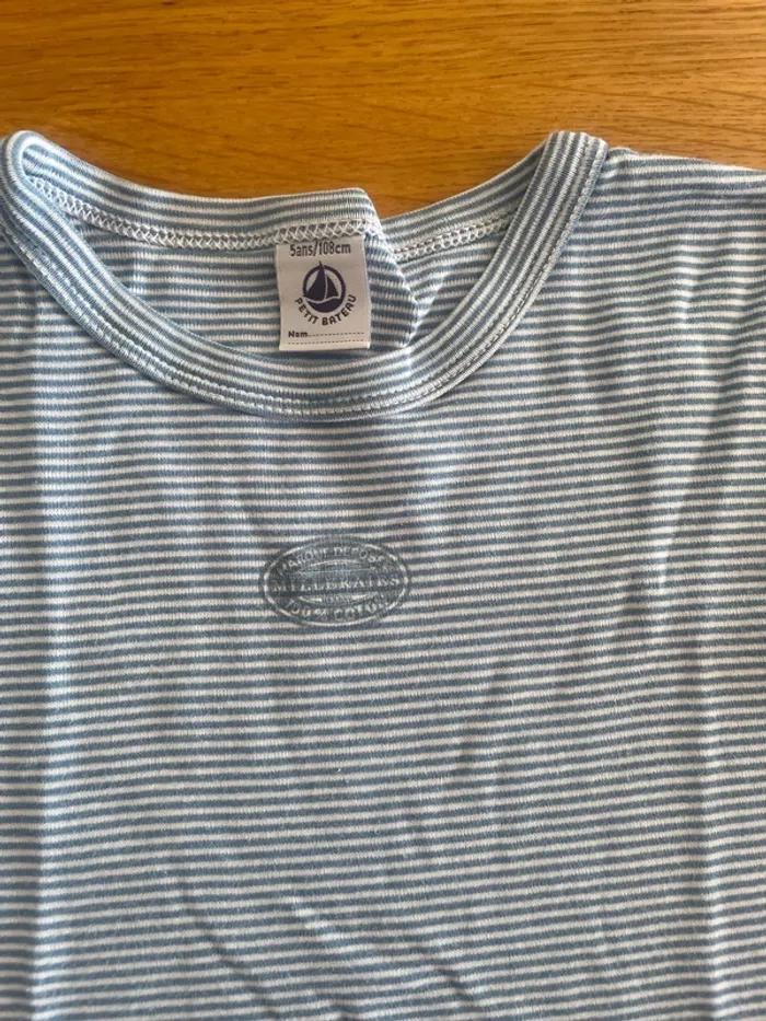 T-shirt petit bateau garçon 5 ans - photo numéro 2