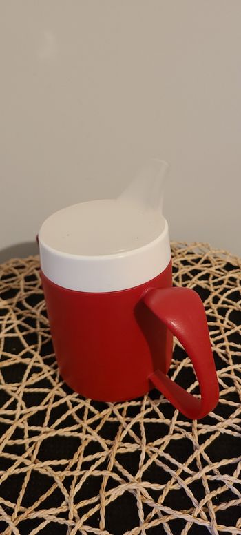 Mug tasse isotherme 140 ml avec couvercle