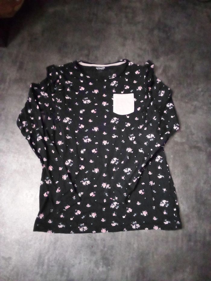 T-shirt Vertbaudet fleurs