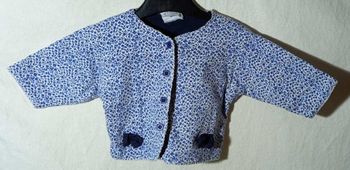 Gilet bleu Aubisou