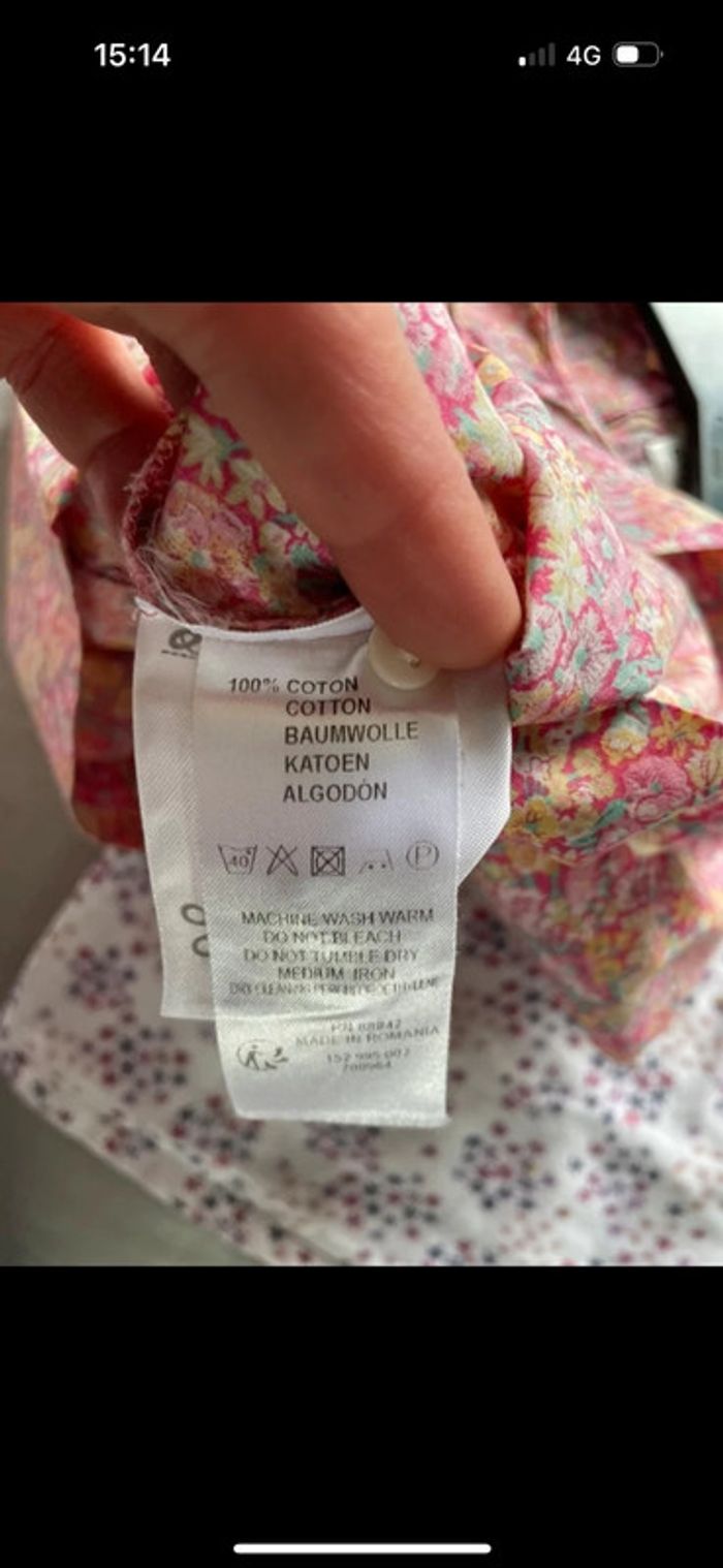 Blouse Liberty Cyrillus taille 18 mois - photo numéro 6