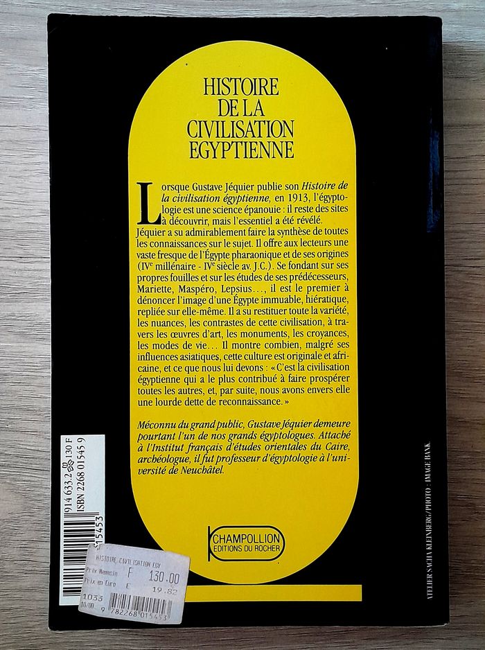 histoire de la civilisation egyptienne - gustave jéquier - photo numéro 3