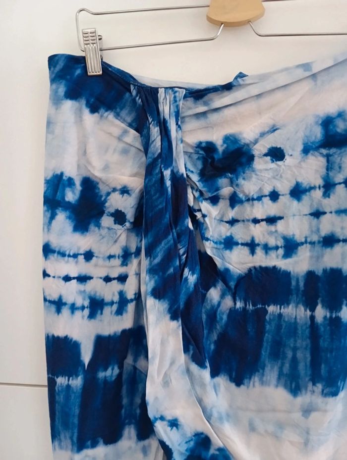 Jupe Camaïeu Tie & Dye bleu - photo numéro 2