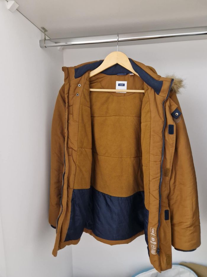 🧥 Parka Okaïdi garçon 14 ans – Capuche fourrure - photo numéro 3
