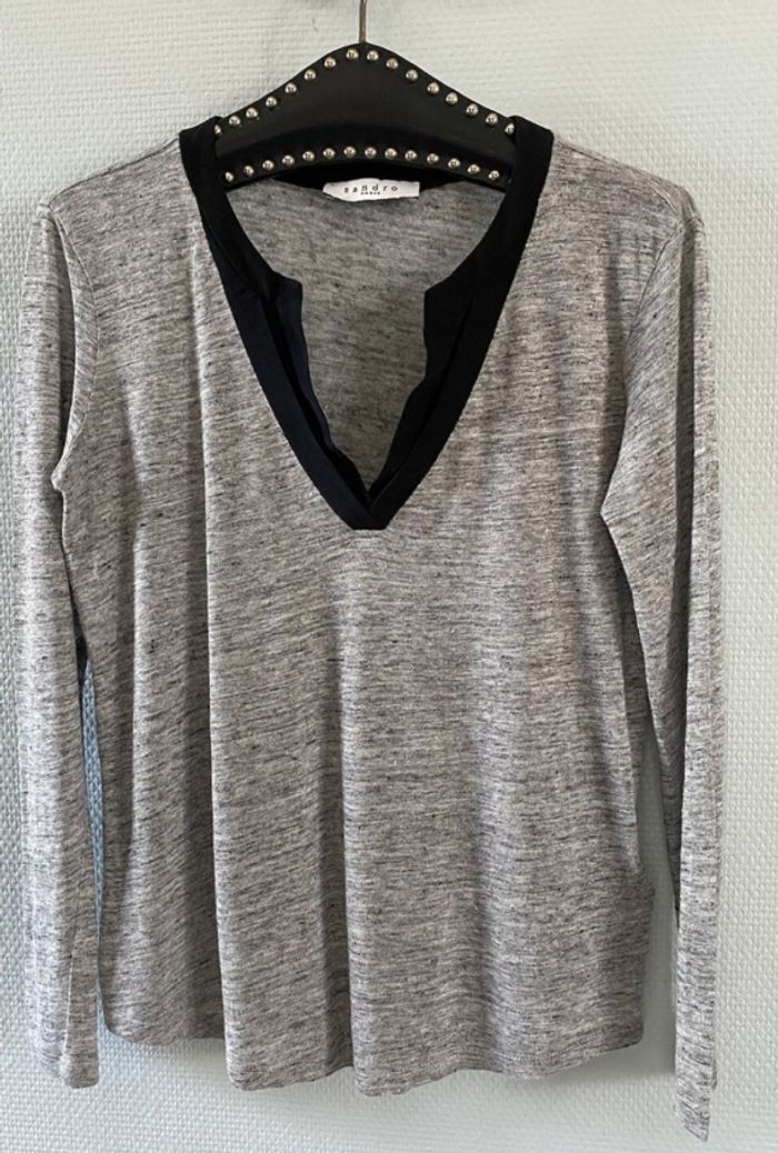 T-shirt Sandro - photo numéro 1